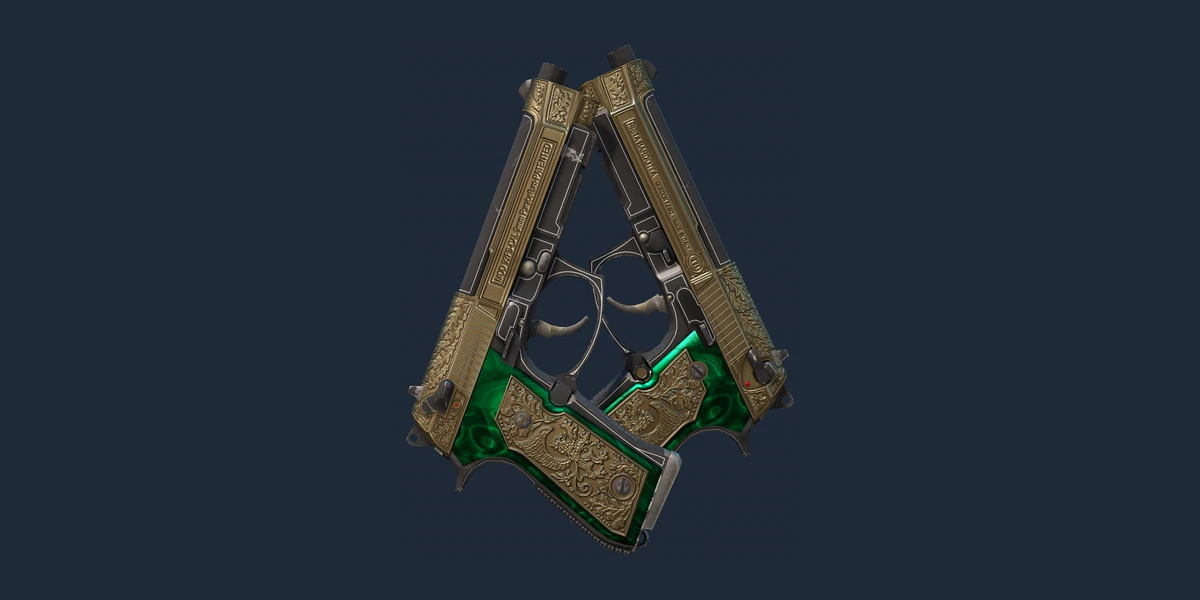 ตัวอย่าง Dual Berettas | Royal Consorts (มีรอยถลอกเล็กน้อย)