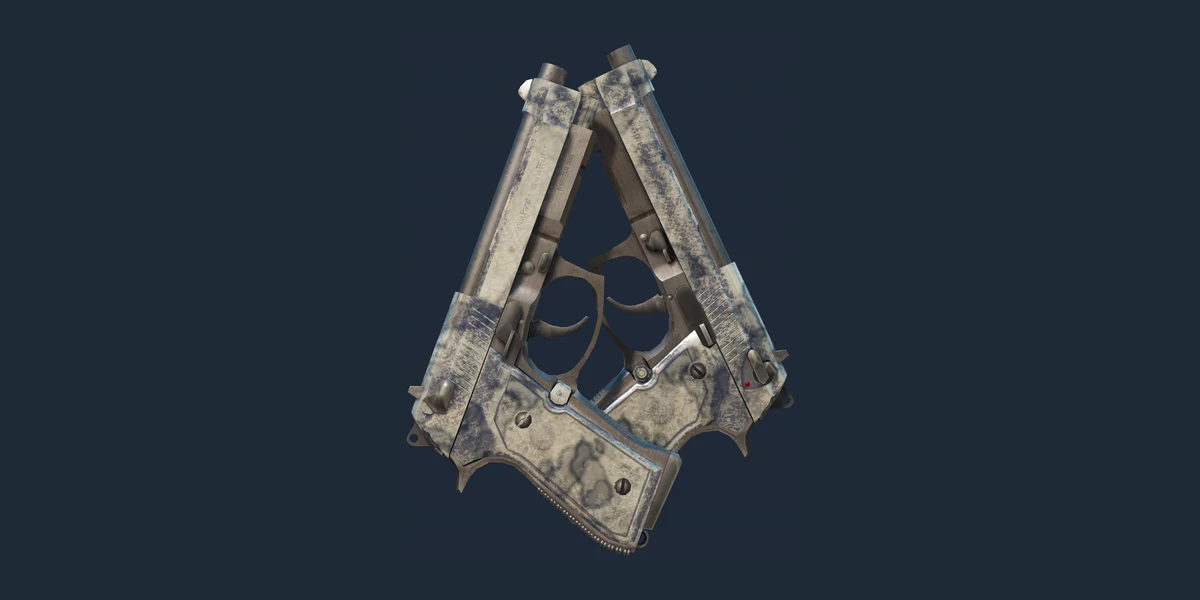 Náhled: Dual Berettas | Stained (Poničený bojem)