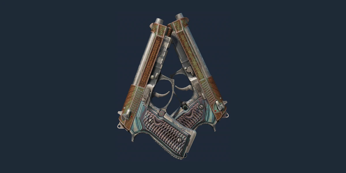 Dual Berettas | Tread (Battle-Scarred) preview