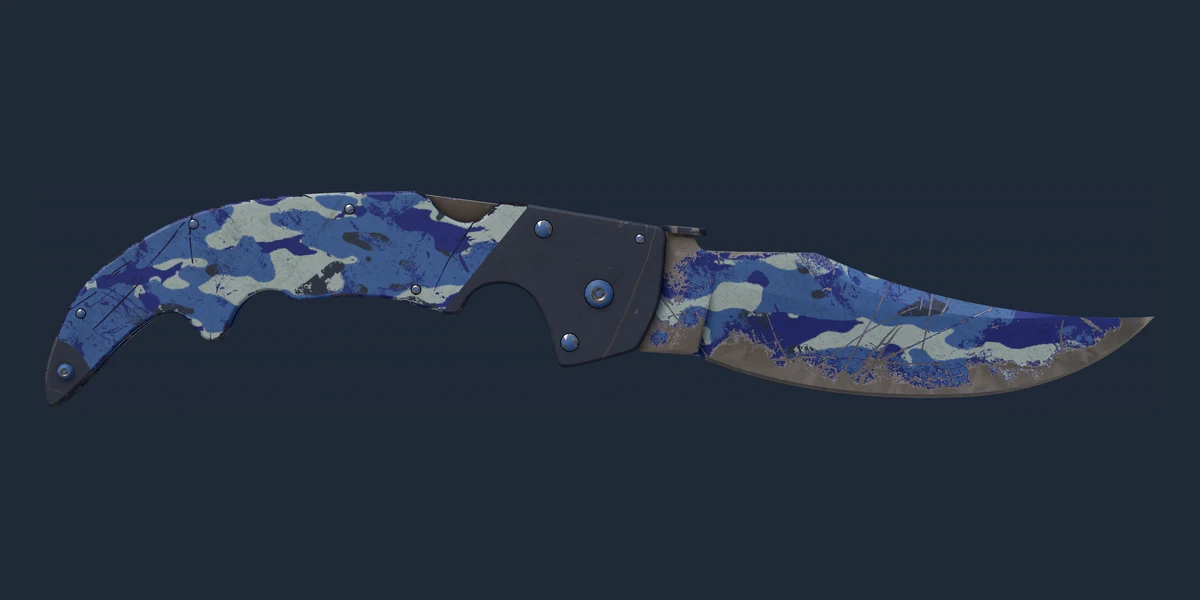 ★ Falchion Knife | Bright Water (Well-Worn) preview