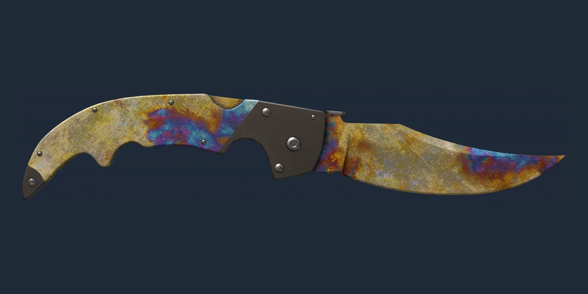 Kohteen ★ StatTrak™ Falchion-veitsi | Hiiletyskarkaistu (Reissussa rähjääntynyt) esikatselu