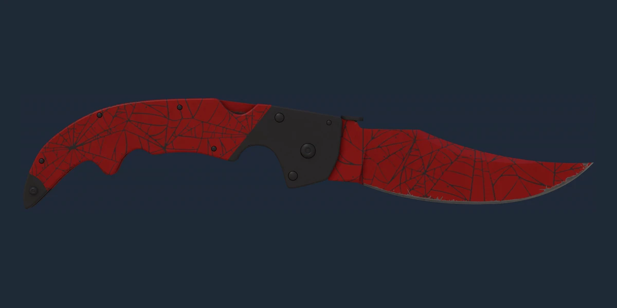 ★ Falchion Knife | Crimson Web (Minimal Wear) preview