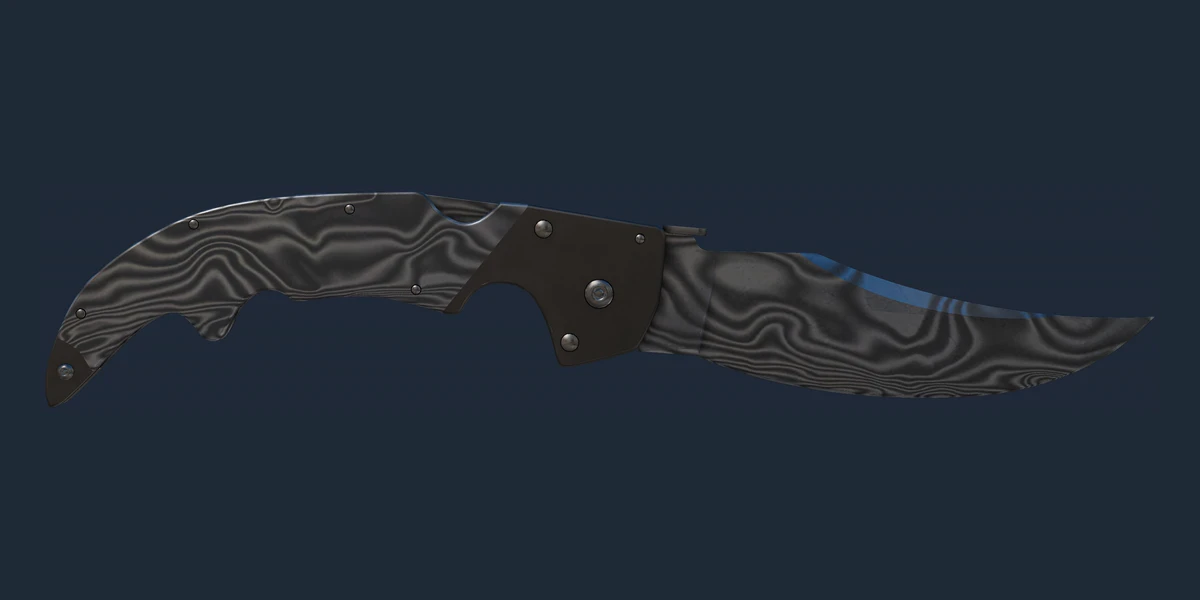 Pré-visualização de Faca Falchion ★ | Damascus Steel (Com Muito Uso)