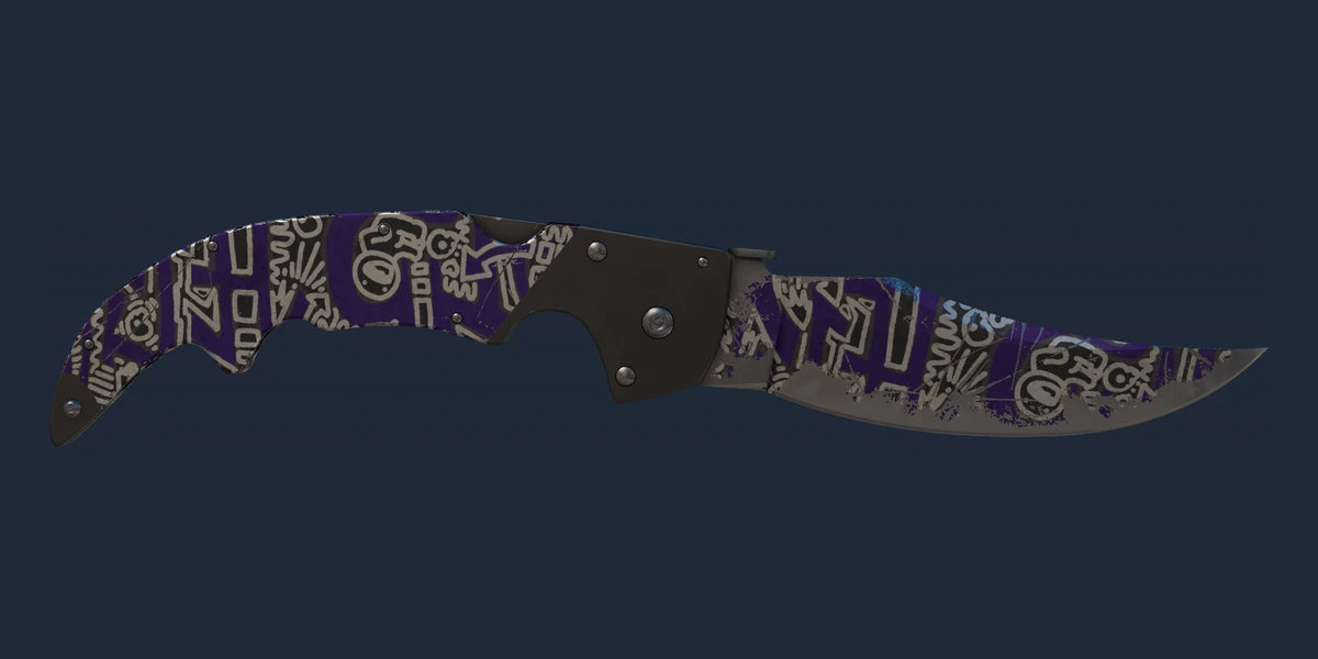 ★ Falchion Knife | Freehand (Well-Worn) preview