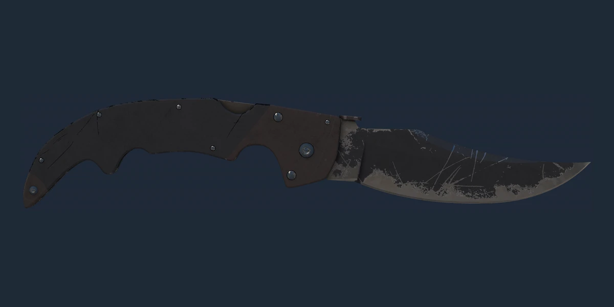 ★ Falchion Knife | Night (Well-Worn) preview