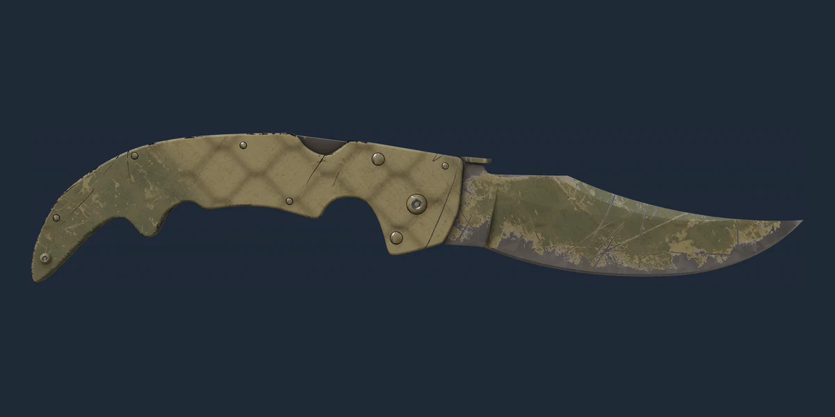 Forhåndsvisning af Falchion-kniv (★) | Safari Mesh (Meget slidt)