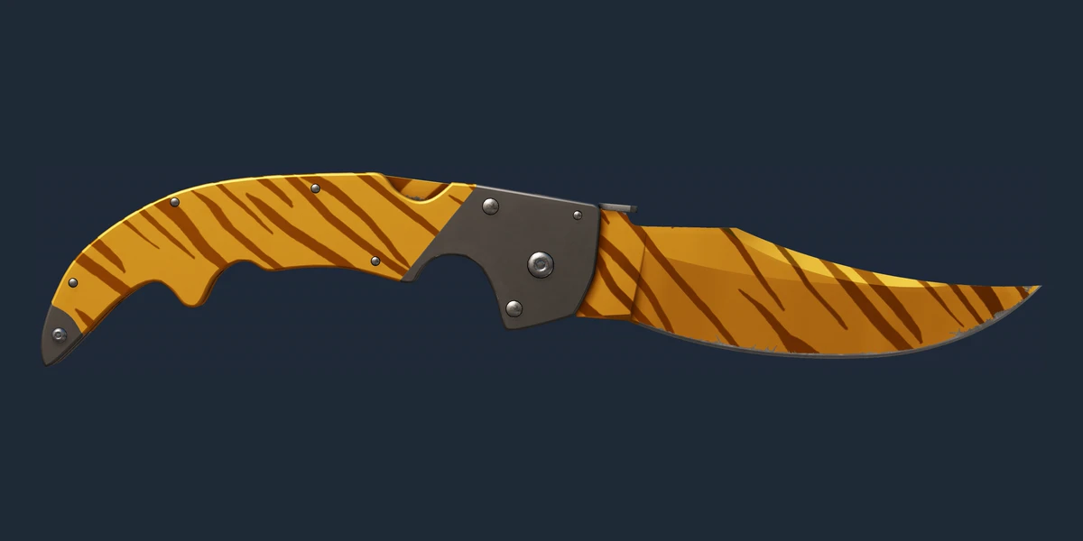 ★ Falchion Knife | Tiger Tooth (Minimal Wear) preview