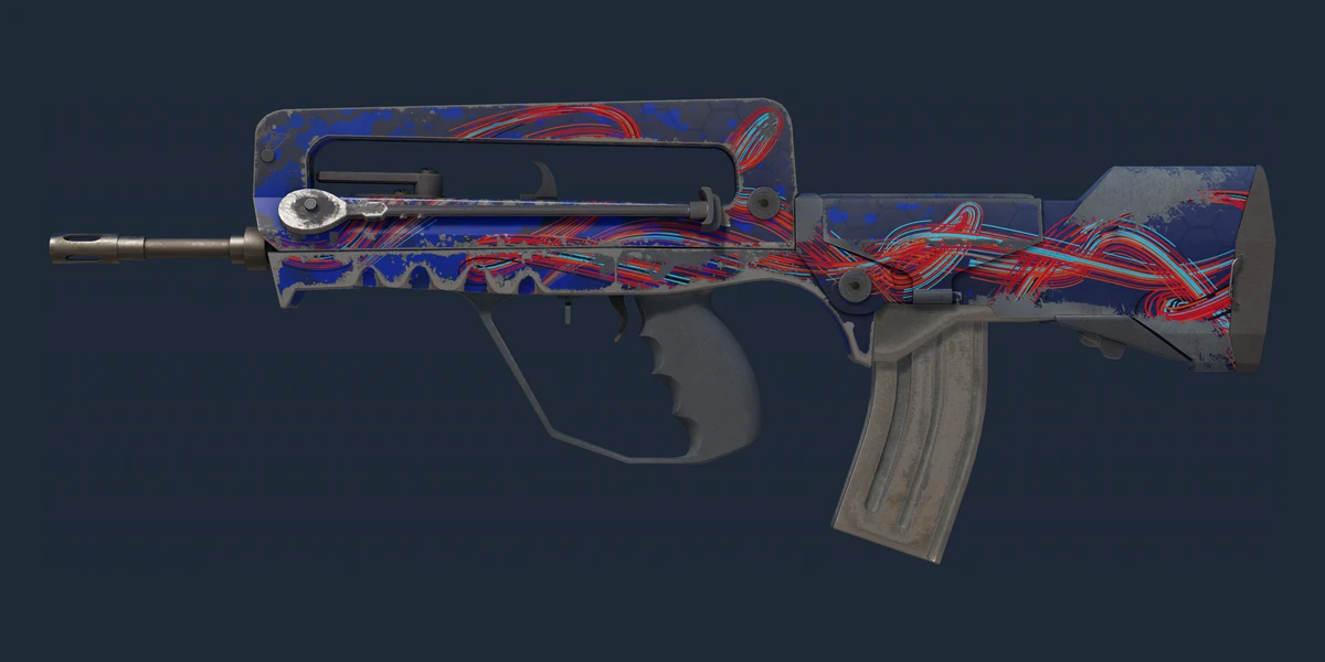 FAMAS (StatTrak™) | Utókép (Viseltes) előnézete