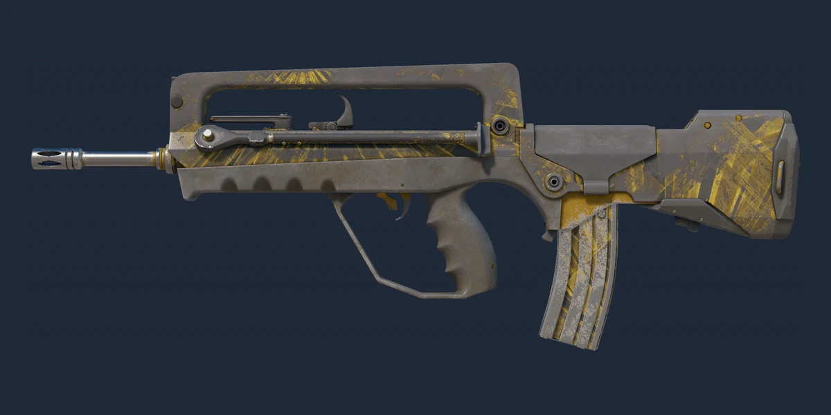 FAMAS | Byproduct (Battle-Scarred) preview