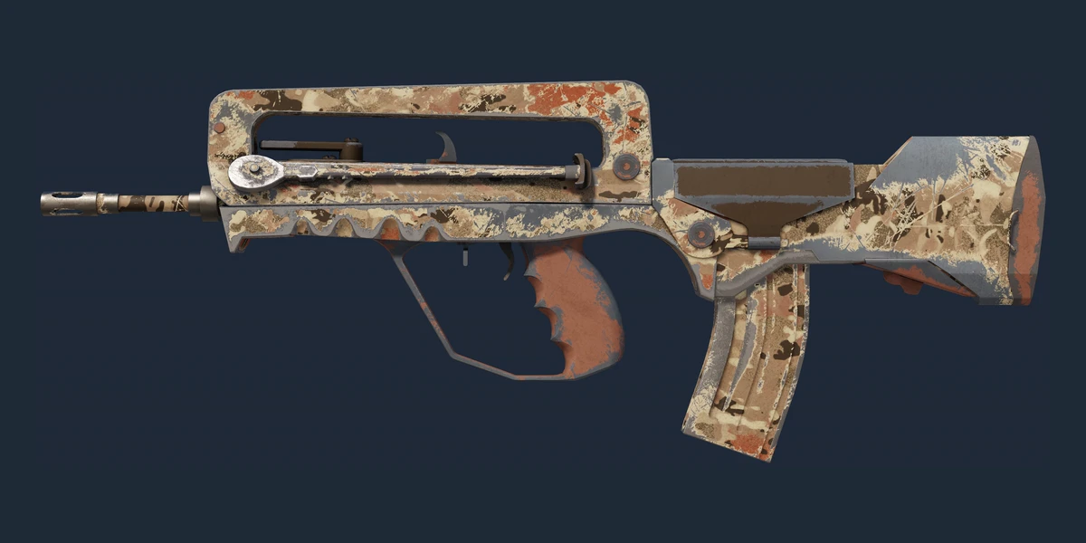 Pré-visualização de FAMAS | CaliCamo (Com Muito Uso)
