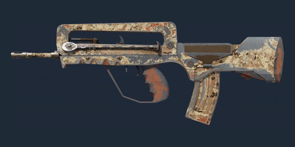 FAMAS | CaliCamo (Battle-Scarred) preview