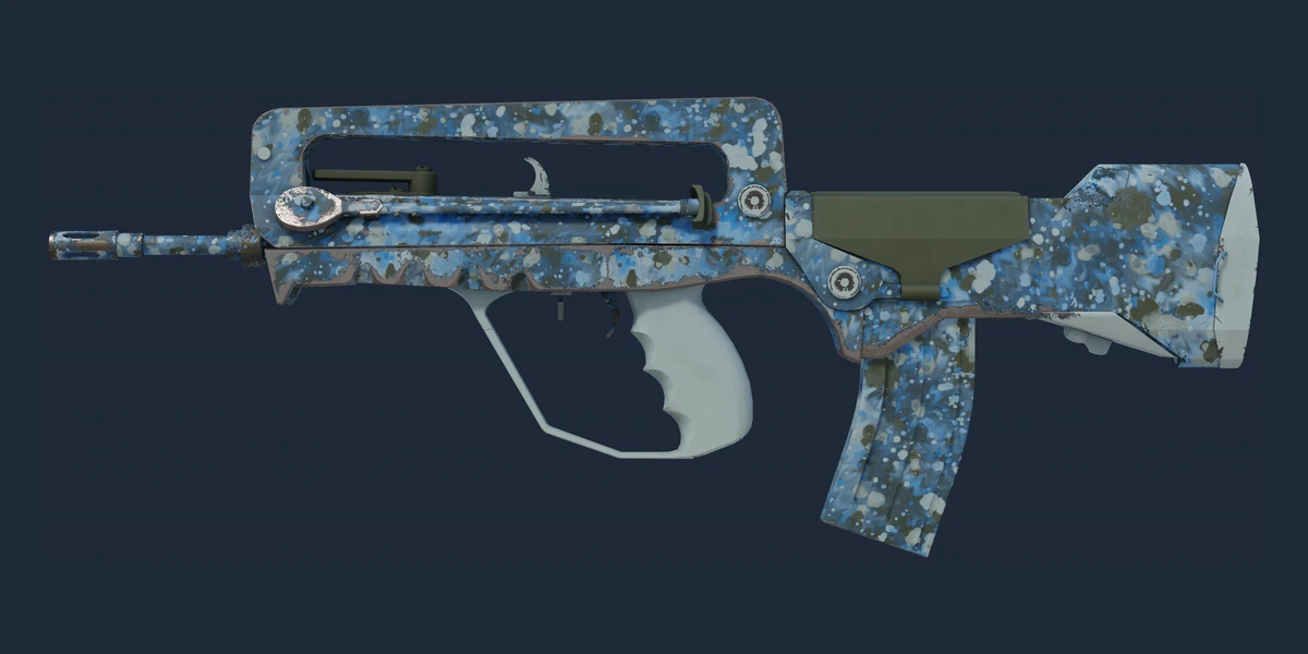 Previzualizare FAMAS | Cyanospatter (Uzură minimă)