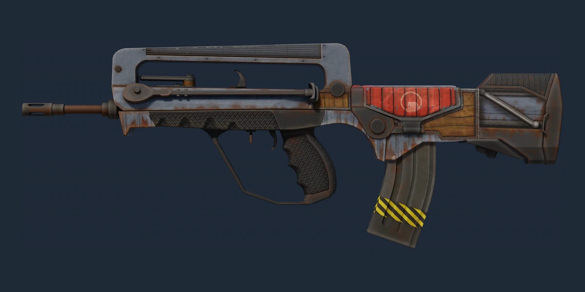 FAMAS | Decommissioned (Well-Worn) preview