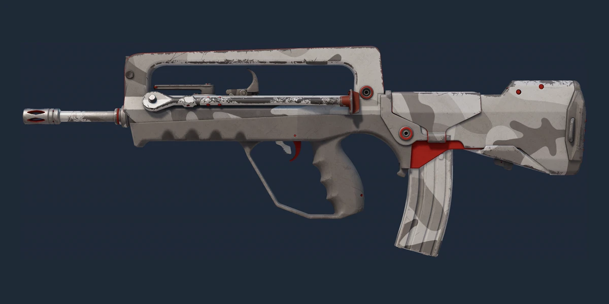 FAMAS | Grey Ghost (Field-Tested) preview