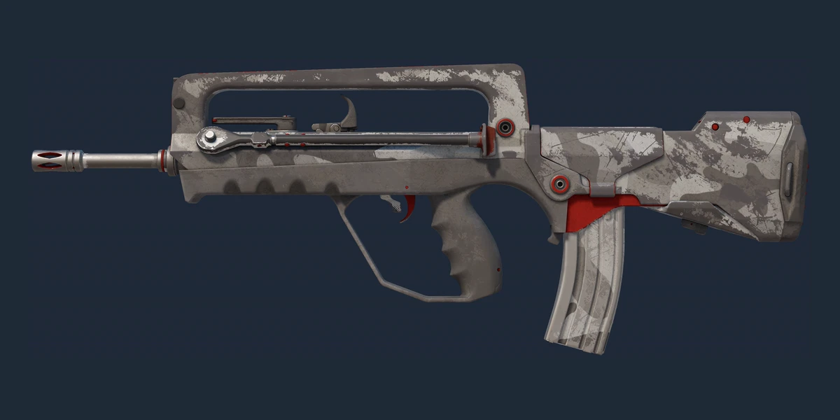 Souvenir FAMAS | Grey Ghost (Battle-Scarred) preview