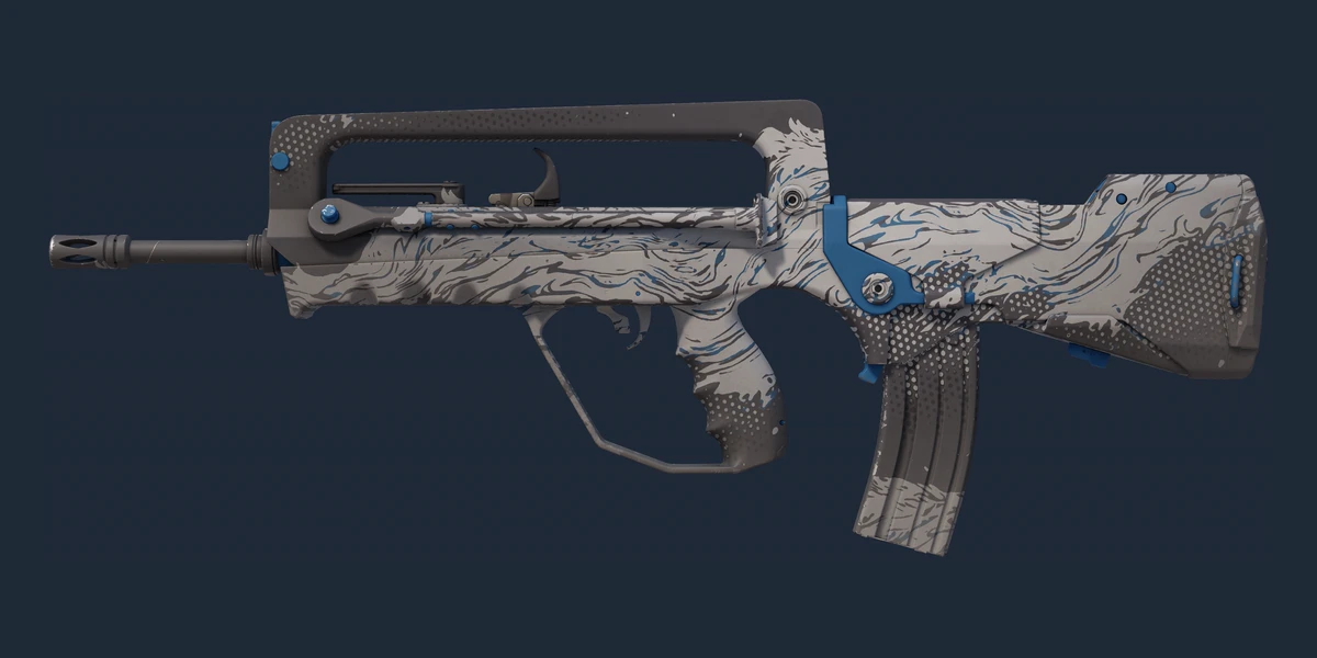 Náhled: FAMAS | Halftone Wash (Lehce opotřebený)