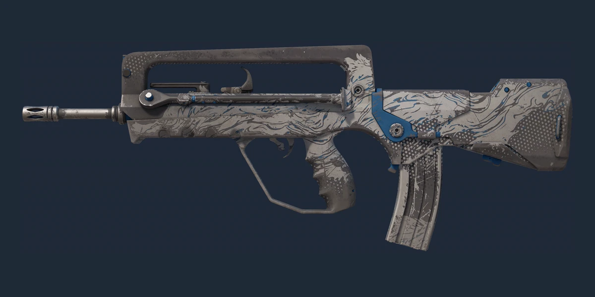 FAMAS | Halftone Wash (Well-Worn) preview