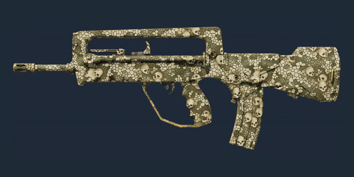 Vorschau von FAMAS (StatTrak™) | Makaber (Fabrikneu)