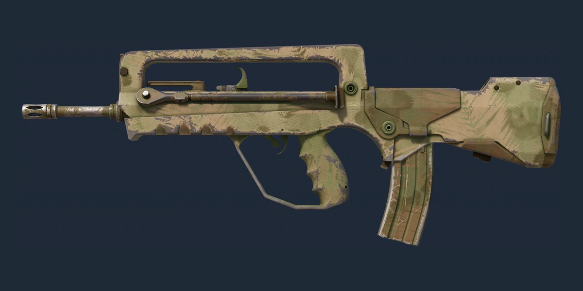 Podgląd: FAMAS | Palma (mocne zużycie)
