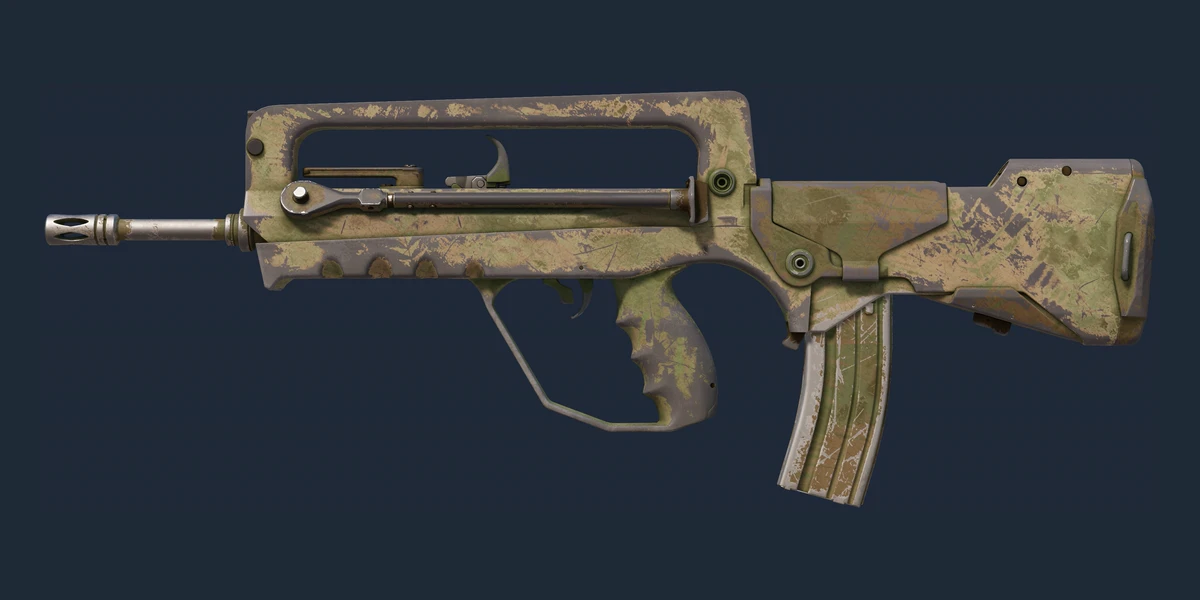 ตัวอย่าง FAMAS | Palm (ถลอกปอกเปิกจากการรบ)
