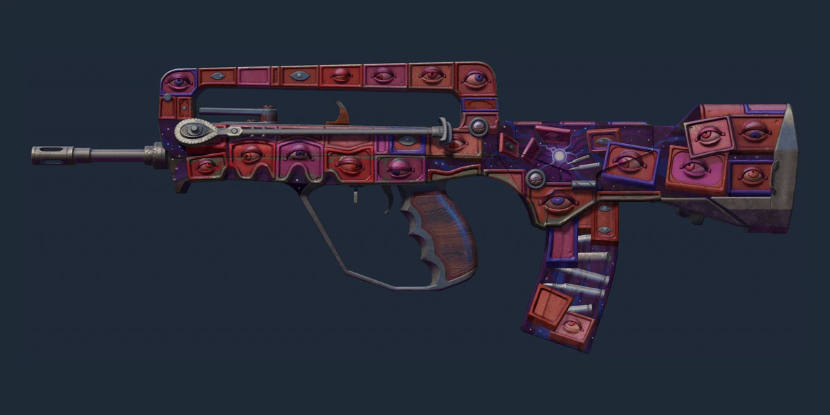 FAMAS | Rapid Eye Movement (戦いで傷ついた) のプレビュー