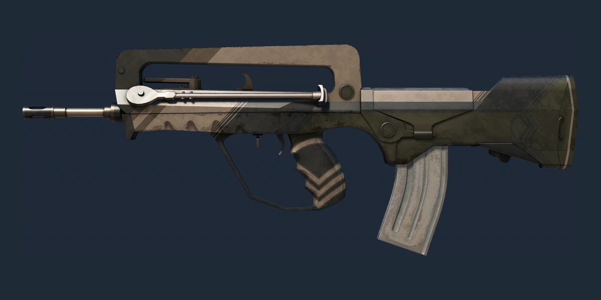 Pré-visualização de FAMAS | Sergeant (Com Muito Uso)