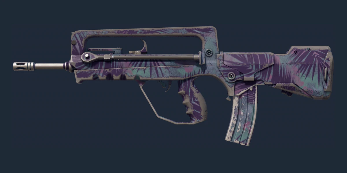 Podgląd: FAMAS | Zachód Słońca (mocne zużycie)