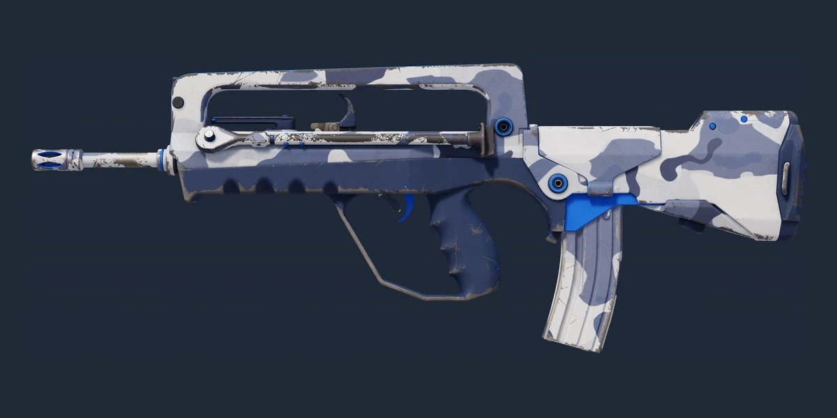 Náhled: FAMAS | Yeti Camo (Opotřebený)