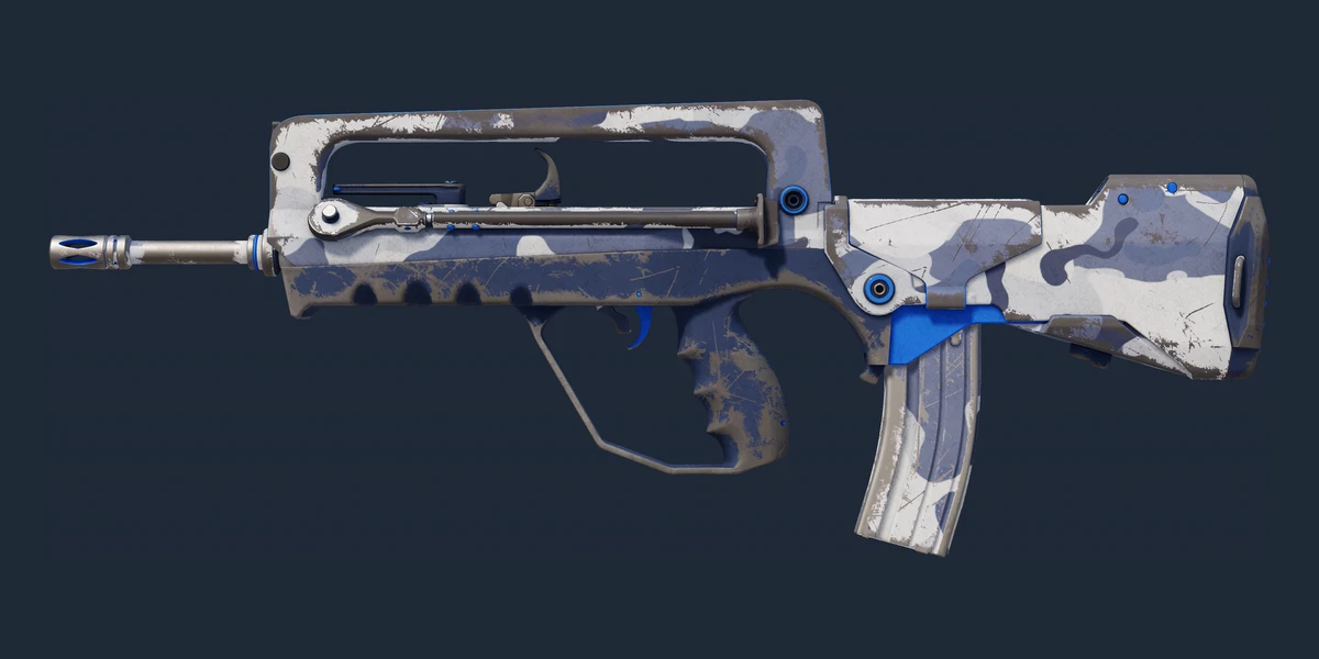 Forhåndsvisning av FAMAS | Yeti Camo (Velbrukt)