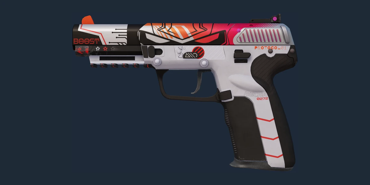 Náhled: Five-SeveN (StatTrak™) | Boost Protocol (Lehce opotřebený)