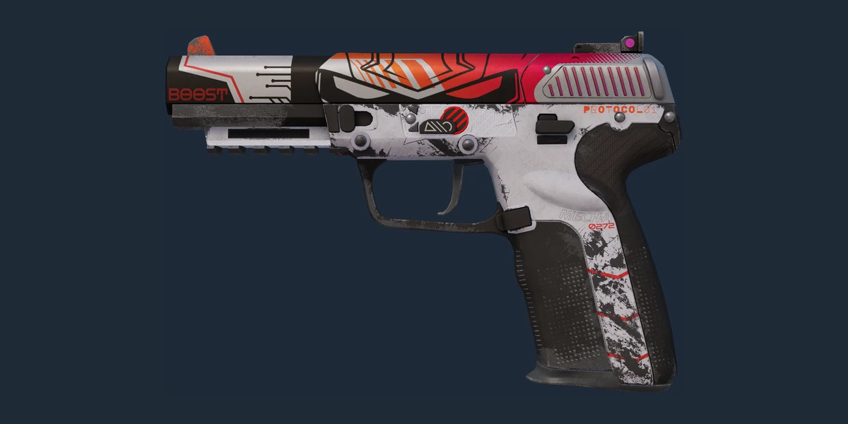 Five-SeveN | Boost Protocol (Well-Worn) preview