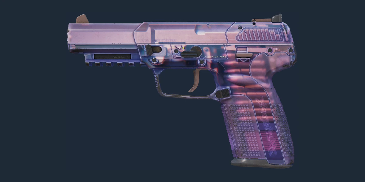 ตัวอย่าง Five-SeveN (StatTrak™) | Dark Polymer (ผ่านการทดสอบภาคสนาม)