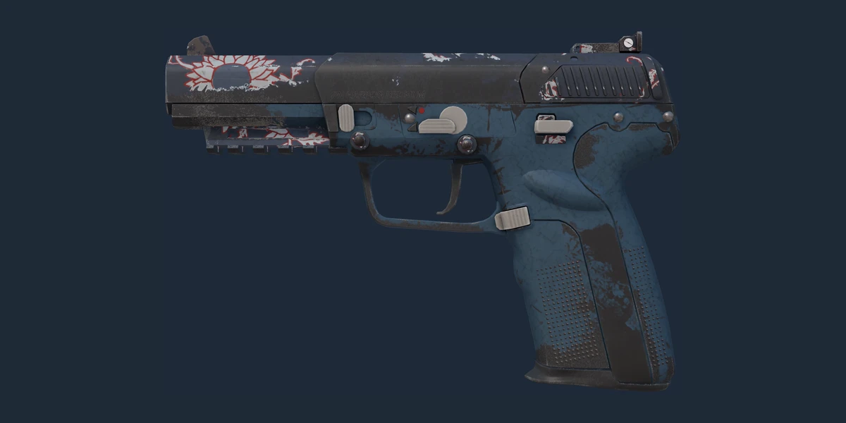 StatTrak™ Five-SeveN | Nightshade (Well-Worn) preview