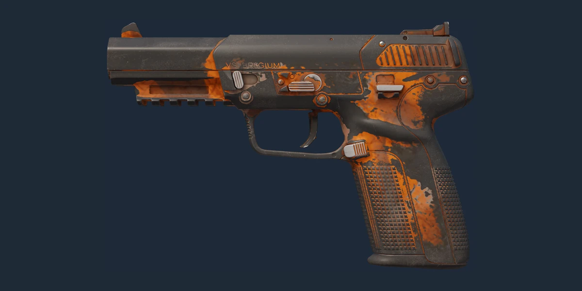 Five-SeveN | Orange Peel (Battle-Scarred) preview