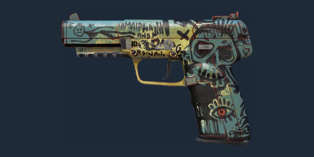 Souvenir Five-SeveN | Scrawl (Minimal Wear) preview