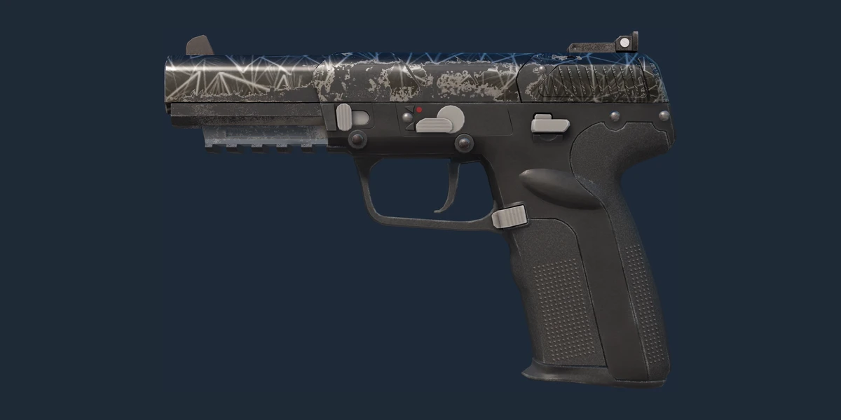 Souvenir Five-SeveN | Silver Quartz (Field-Tested) preview