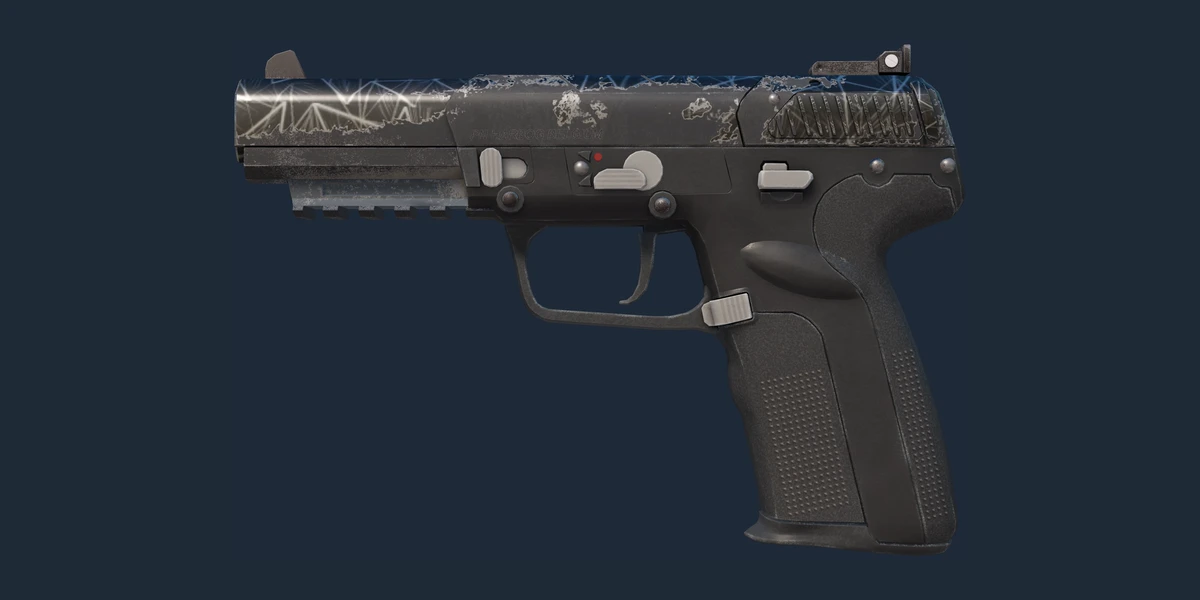 Voorbeeld van Five-SeveN | Silver Quartz (Versleten)