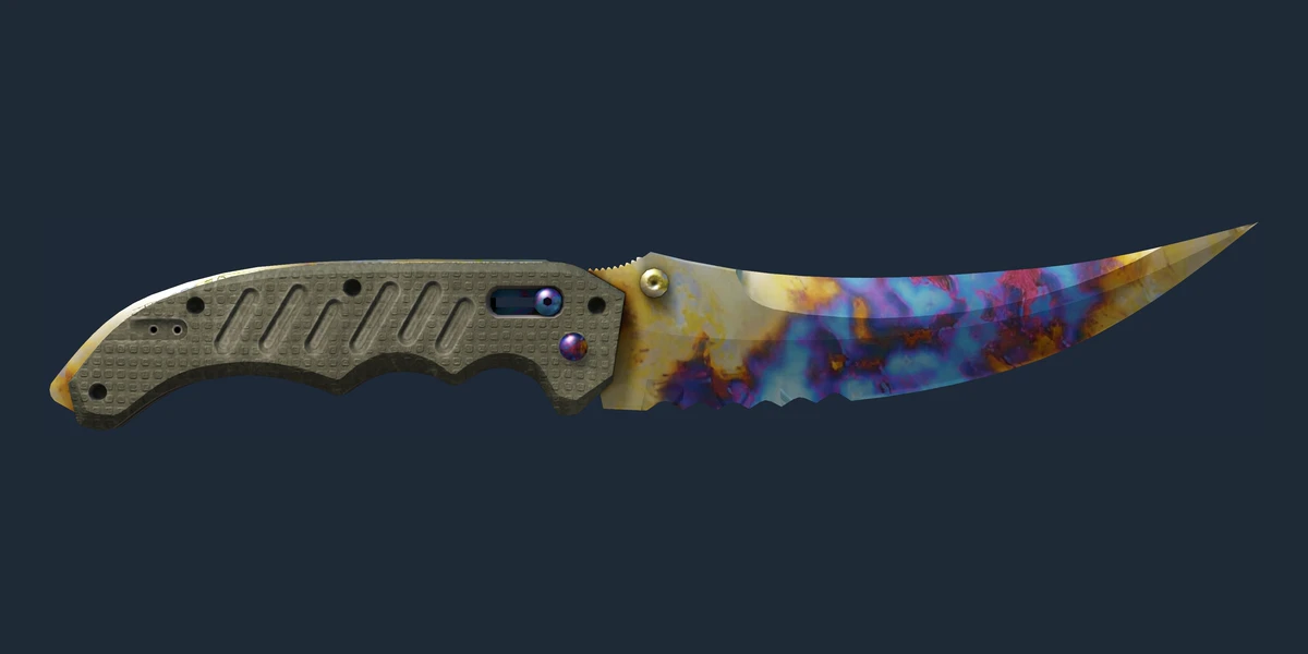ตัวอย่าง มีดพับ (★) | Case Hardened (มีรอยถลอกเล็กน้อย)