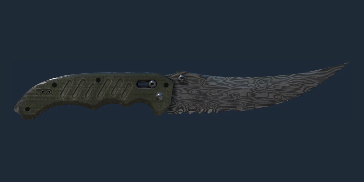 ★ Flip Knife | Damascus Steel (Battle-Scarred) preview