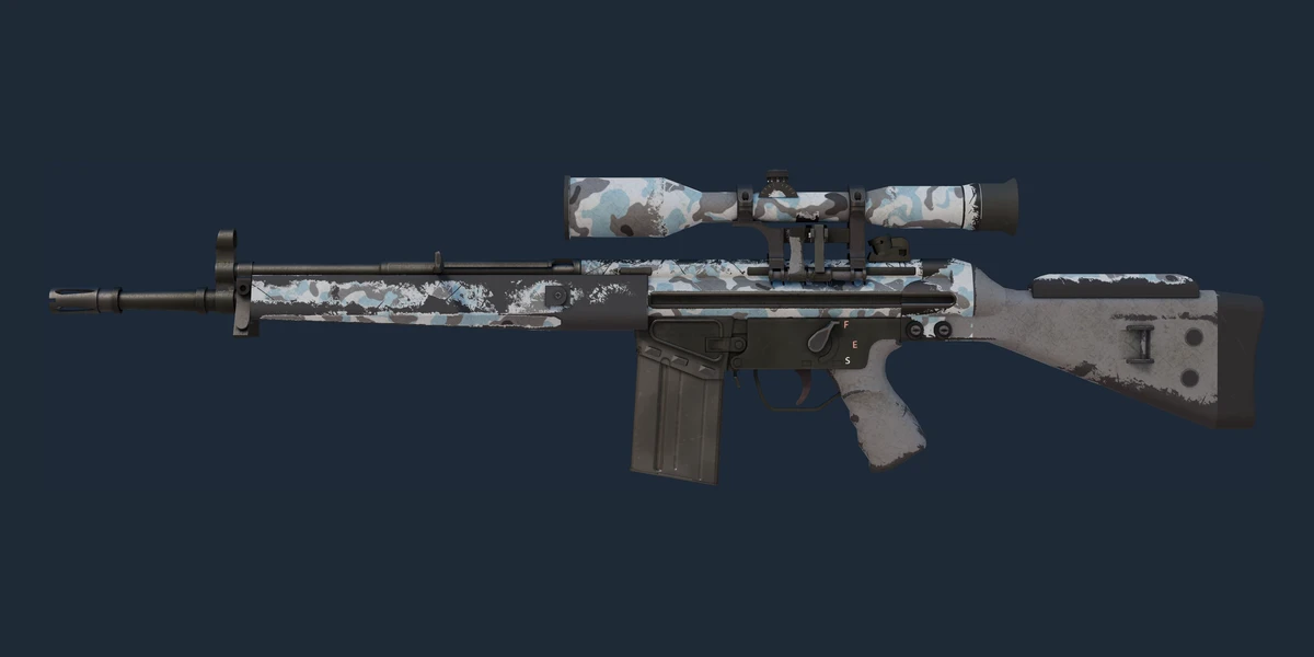Forhåndsvisning af G3SG1 | Arctic Camo (Meget slidt)