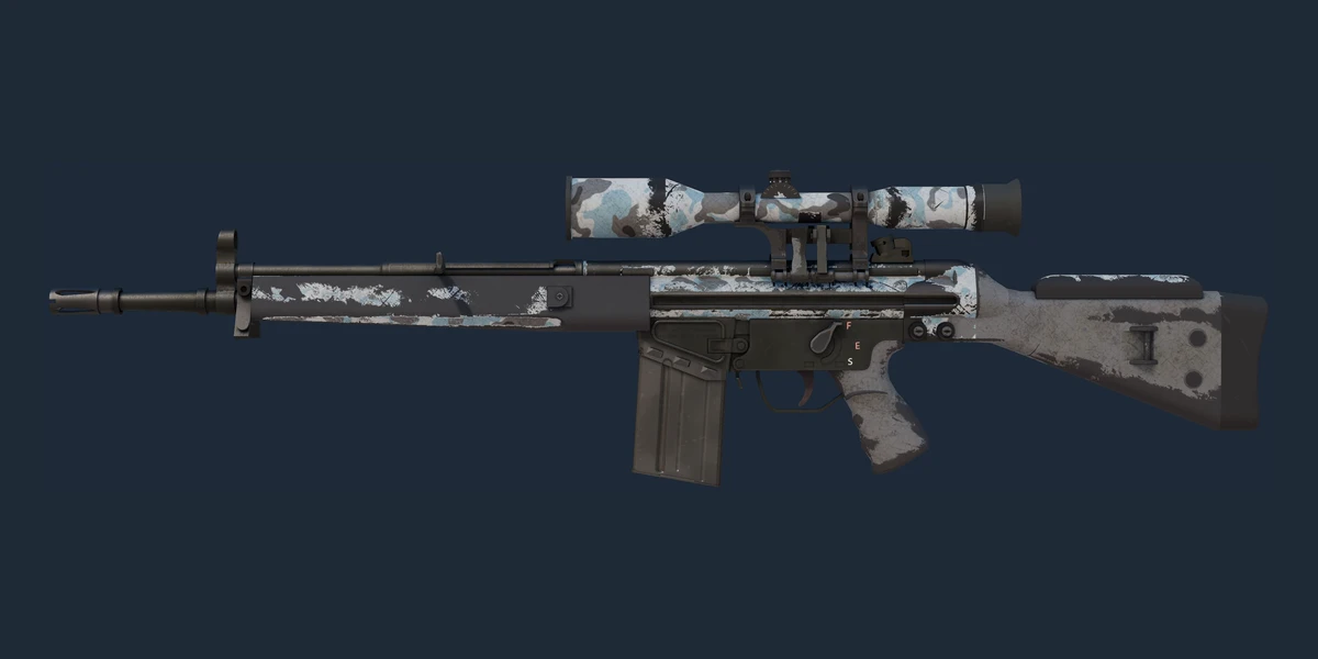Náhled: G3SG1 | Arctic Camo (Poničený bojem)