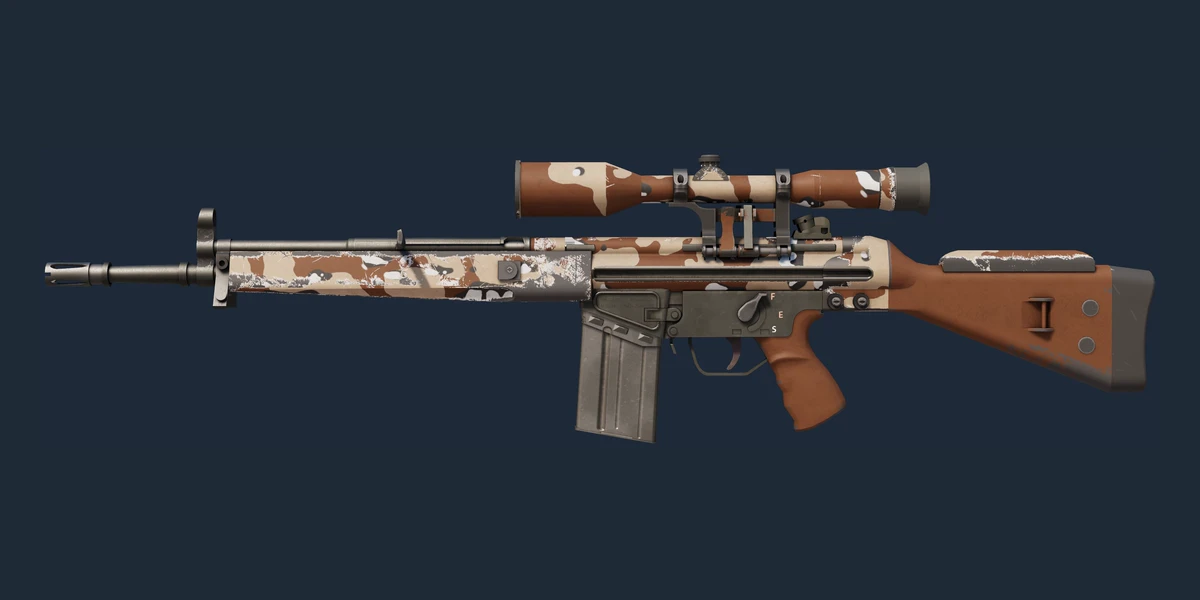 Náhled: G3SG1 | Desert Storm (Opotřebený)