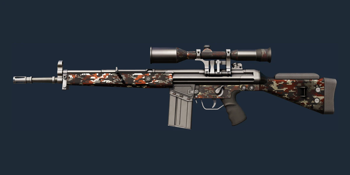 StatTrak™ G3SG1 | Digital Mesh (Field-Tested) preview