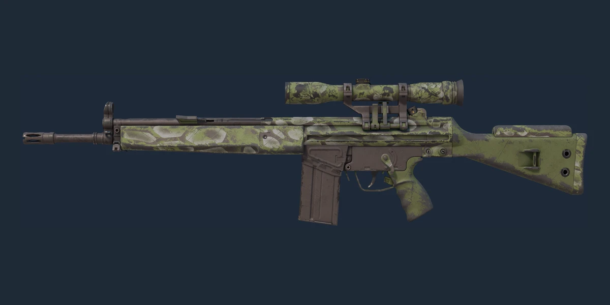 G3SG1 | Green Cell (Well-Worn) preview
