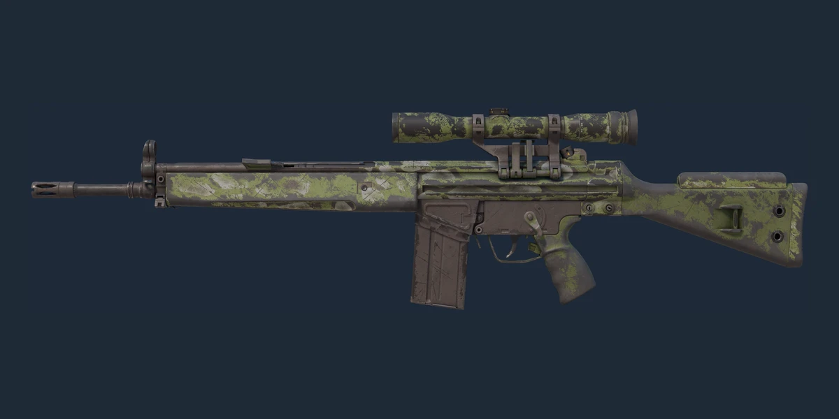 Souvenir G3SG1 | Green Cell (Battle-Scarred) preview