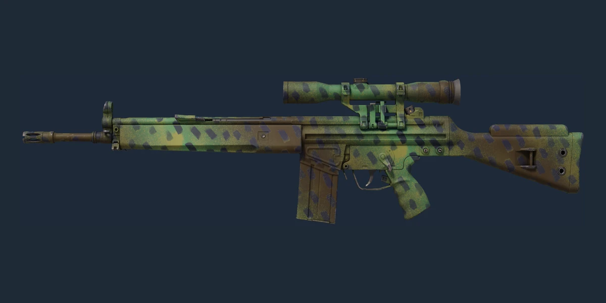 ตัวอย่าง G3SG1 | Jungle Dashed (ใหม่จากโรงงาน)