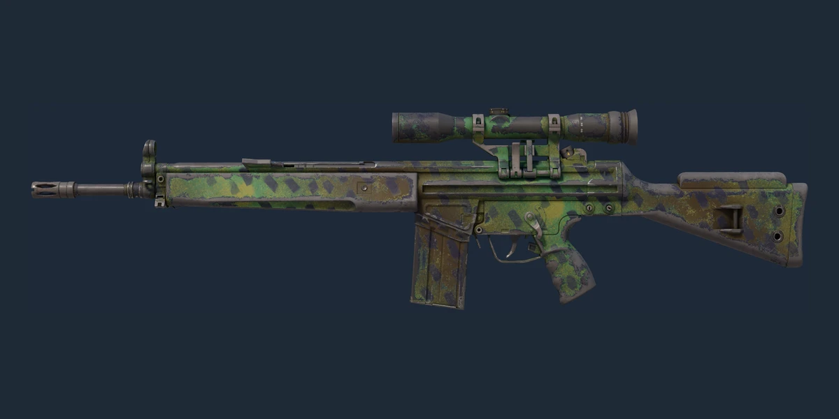 Souvenir G3SG1 | Jungle Dashed (Well-Worn) preview