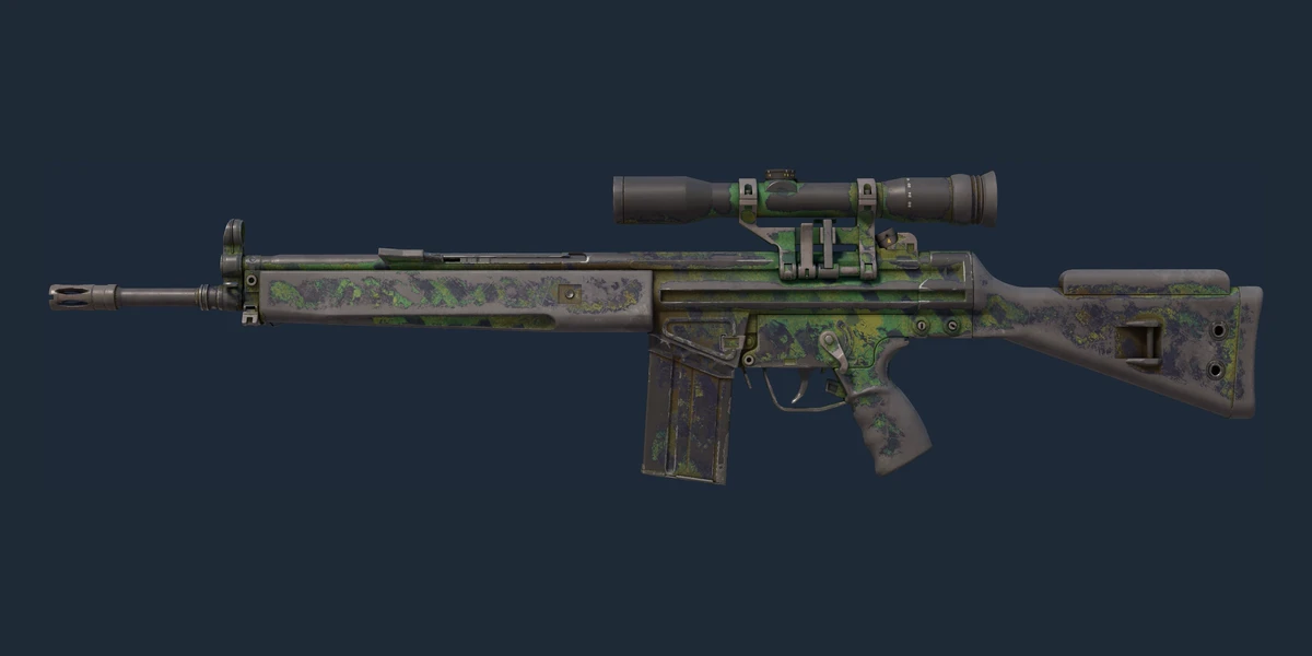 G3SG1 | Jungle Dashed (Battle-Scarred) preview