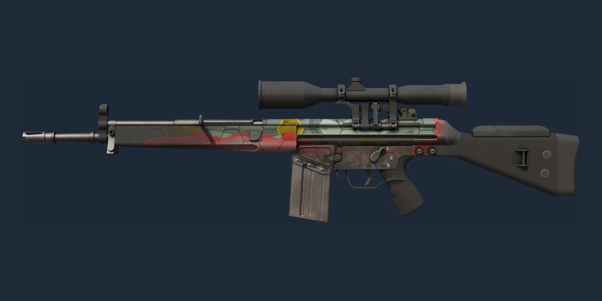 ตัวอย่าง G3SG1 | Keeping Tabs (มีรอยถลอกอย่างมาก)