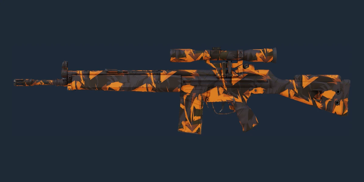 G3SG1 | Orange Crash (Minimal Wear) preview